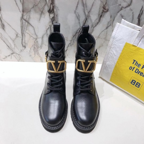 Replica Valentino Boots For Women #921797 $98.00 USD for Wholesale