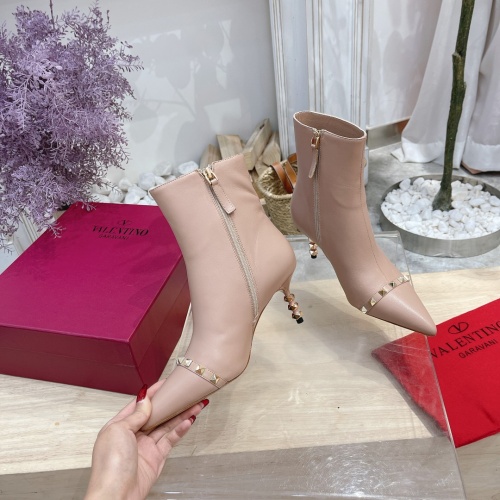 Replica Valentino Boots For Women #921815 $98.00 USD for Wholesale