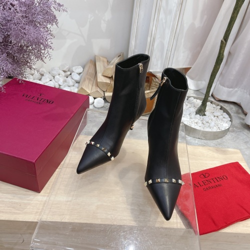 Replica Valentino Boots For Women #921818 $98.00 USD for Wholesale
