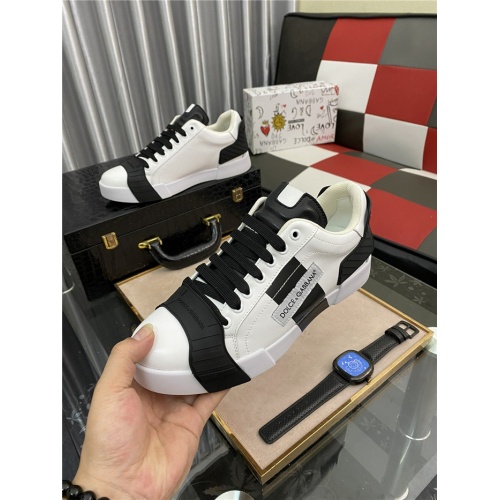 Replica Dolce & Gabbana D&G Casual Shoes For Men #921873 $80.00 USD for Wholesale