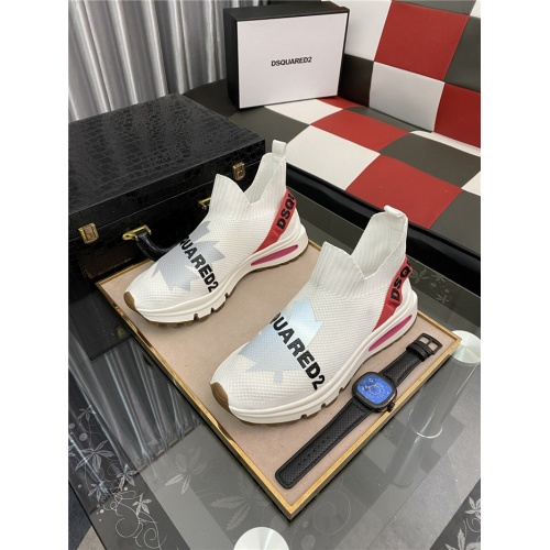 Dsquared2 Casual Shoes For Men #921877 $80.00 USD, Wholesale Replica Dsquared Casual Shoes