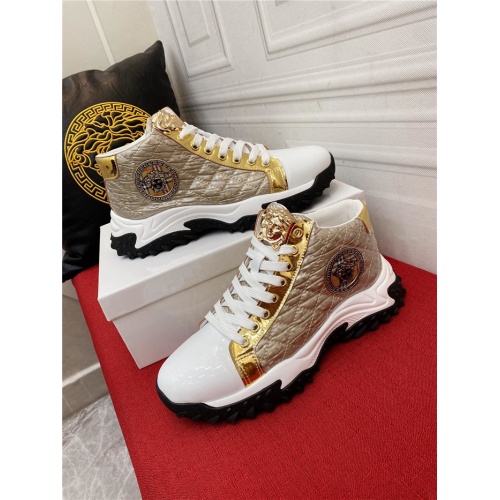 Versace High Tops Shoes For Men #921889