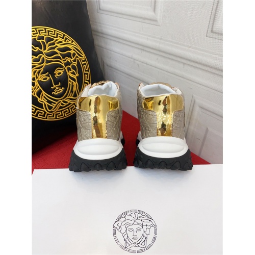 Replica Versace High Tops Shoes For Men #921889 $82.00 USD for Wholesale