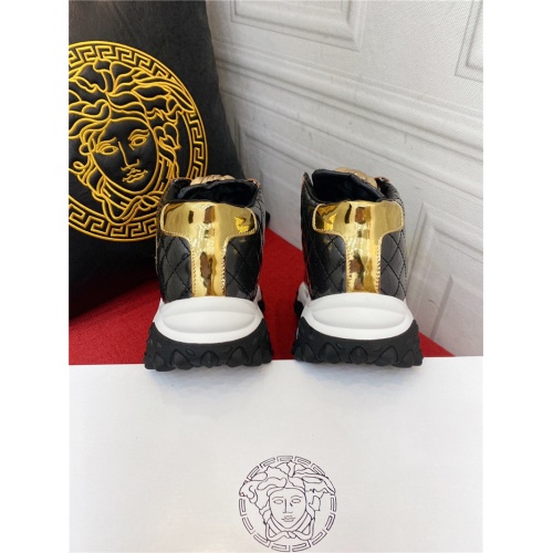 Replica Versace High Tops Shoes For Men #921890 $82.00 USD for Wholesale