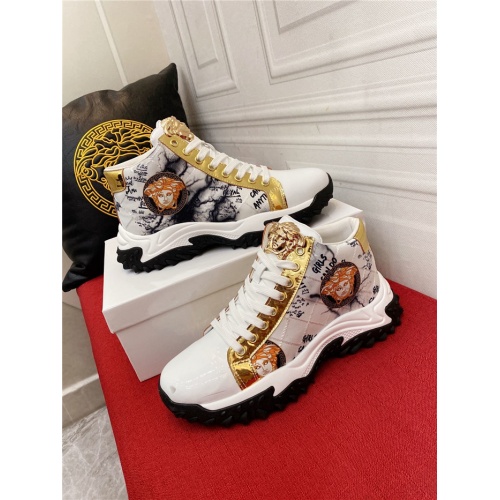 Versace High Tops Shoes For Men #921891