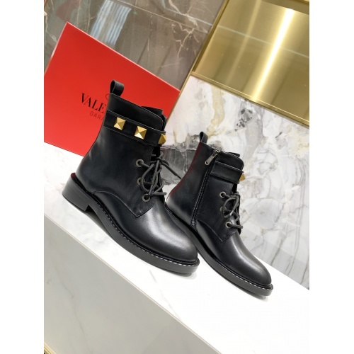 Replica Valentino Boots For Women #922121 $102.00 USD for Wholesale