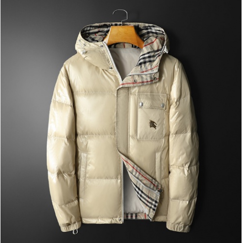 Burberry Down Feather Coat Long Sleeved For Men #922153 $85.00 USD, Wholesale Replica Burberry Down Feather Coat