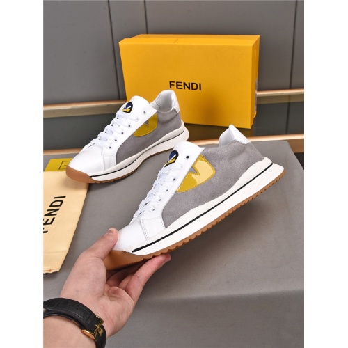 Replica Fendi Casual Shoes For Men #922195 $80.00 USD for Wholesale