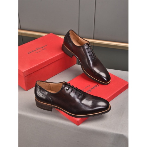 Salvatore Ferragamo Leather Shoes For Men #922222 $108.00 USD, Wholesale Replica Salvatore Ferragamo Leather Shoes