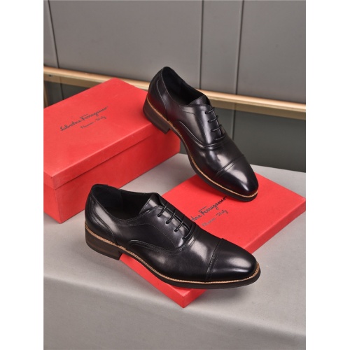 Salvatore Ferragamo Leather Shoes For Men #922224 $108.00 USD, Wholesale Replica Salvatore Ferragamo Leather Shoes