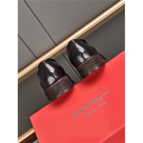 Replica Salvatore Ferragamo Leather Shoes For Men #922224 $108.00 USD for Wholesale