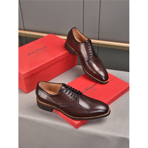 Salvatore Ferragamo Leather Shoes For Men #922225 $108.00 USD, Wholesale Replica Salvatore Ferragamo Leather Shoes