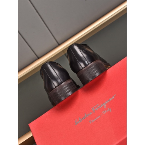 Replica Salvatore Ferragamo Leather Shoes For Men #922226 $108.00 USD for Wholesale