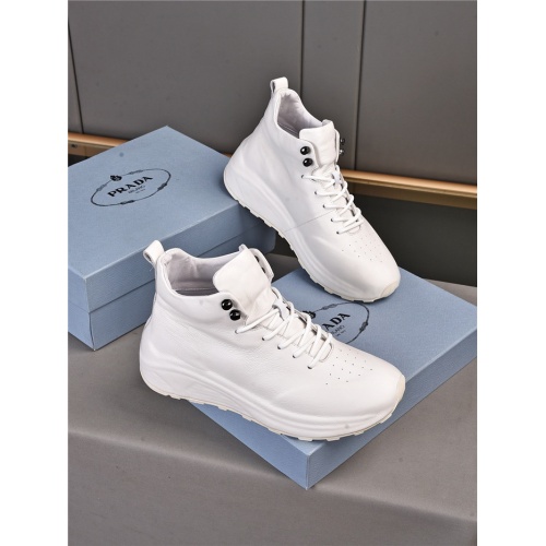 Prada High Tops Shoes For Men #922232 $100.00 USD, Wholesale Replica Prada High Top Shoes