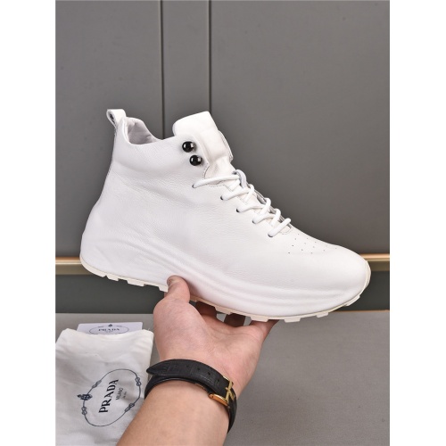 Replica Prada High Tops Shoes For Men #922232 $100.00 USD for Wholesale