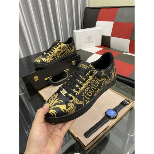 Replica Versace Casual Shoes For Men #922320 $80.00 USD for Wholesale