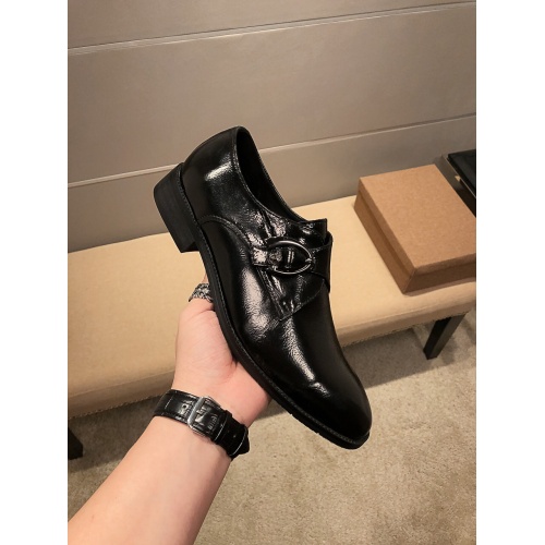 Replica Versace Leather Shoes For Men #922566 $88.00 USD for Wholesale