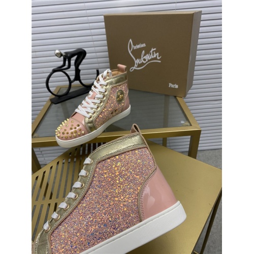Replica Christian Louboutin High Tops Shoes For Men #922654 $96.00 USD for Wholesale