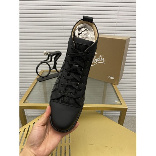 Replica Christian Louboutin High Tops Shoes For Men #922655 $92.00 USD for Wholesale