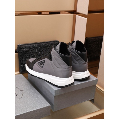 Replica Prada High Tops Shoes For Men #922686 $98.00 USD for Wholesale