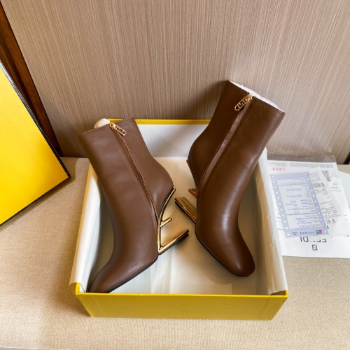 Replica Fendi Fashion Boots For Women #922769 $135.00 USD for Wholesale