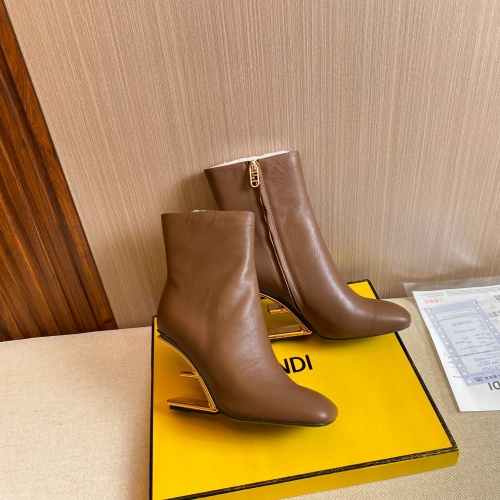 Replica Fendi Fashion Boots For Women #922769 $135.00 USD for Wholesale