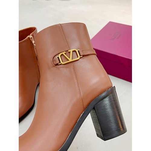 Replica Valentino Boots For Women #922854 $100.00 USD for Wholesale