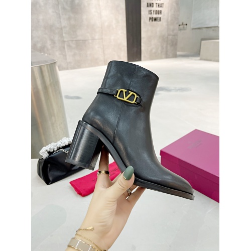 Replica Valentino Boots For Women #922855 $100.00 USD for Wholesale