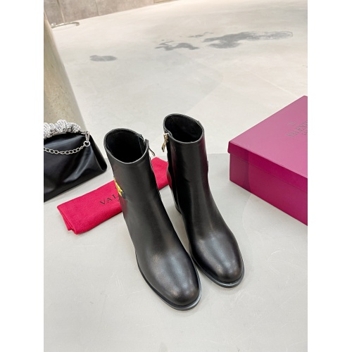 Replica Valentino Boots For Women #922855 $100.00 USD for Wholesale