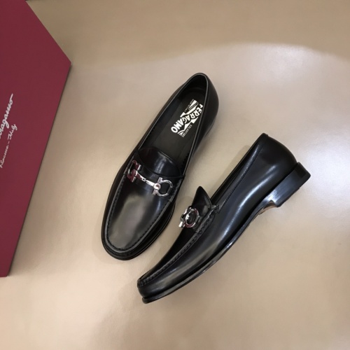 Salvatore Ferragamo Leather Shoes For Men #922958 $162.00 USD, Wholesale Replica Salvatore Ferragamo Leather Shoes