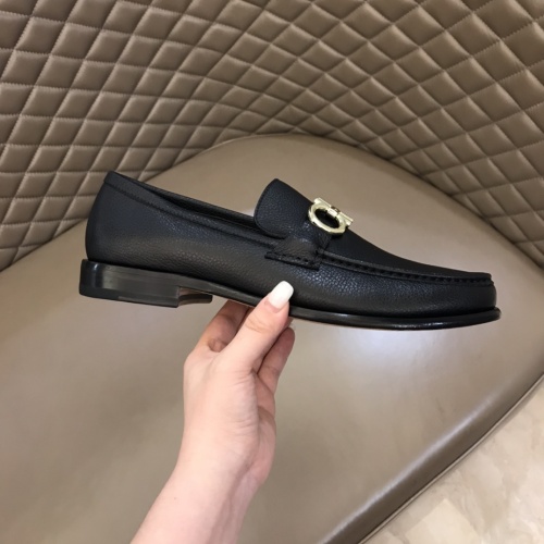 Replica Salvatore Ferragamo Leather Shoes For Men #922959 $162.00 USD for Wholesale