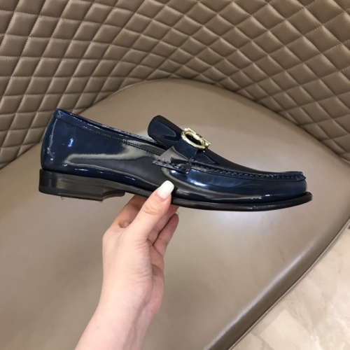 Replica Salvatore Ferragamo Leather Shoes For Men #922960 $162.00 USD for Wholesale