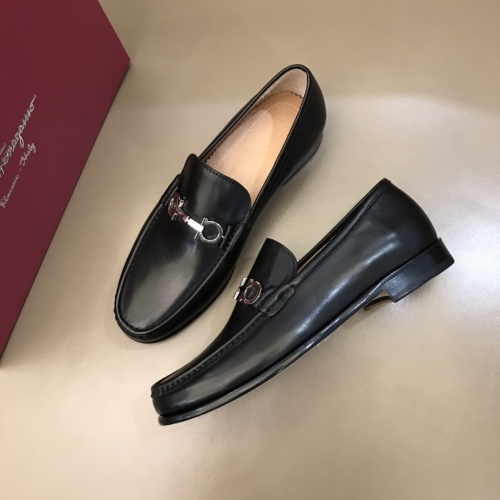 Ferragamo Salvatore FS Leather Shoes For Men #922963