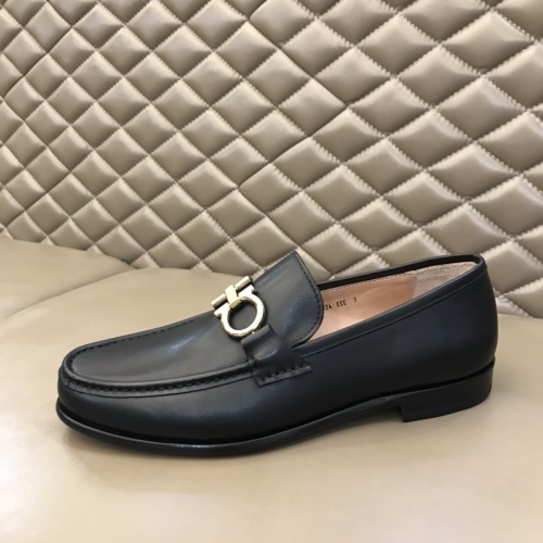 Replica Salvatore Ferragamo Leather Shoes For Men #922964 $162.00 USD for Wholesale