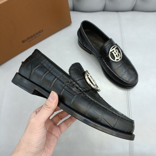 Replica Burberry Leather Shoes For Men #922978 $162.00 USD for Wholesale