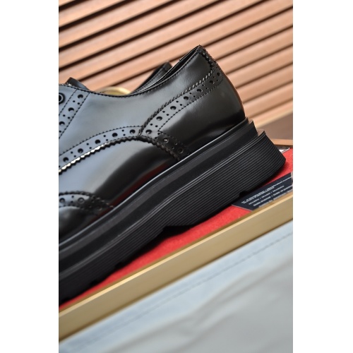 Replica Prada Leather Shoes For Men #922999 $115.00 USD for Wholesale