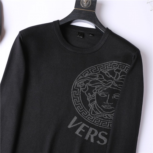 Replica Versace Sweaters Long Sleeved For Men #923011 $52.00 USD for Wholesale