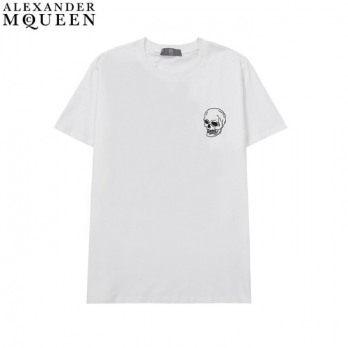 Replica Alexander McQueen T-shirts Short Sleeved For Men #923049 $27.00 USD for Wholesale