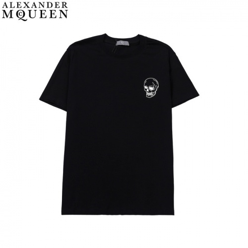 Replica Alexander McQueen T-shirts Short Sleeved For Men #923050 $27.00 USD for Wholesale