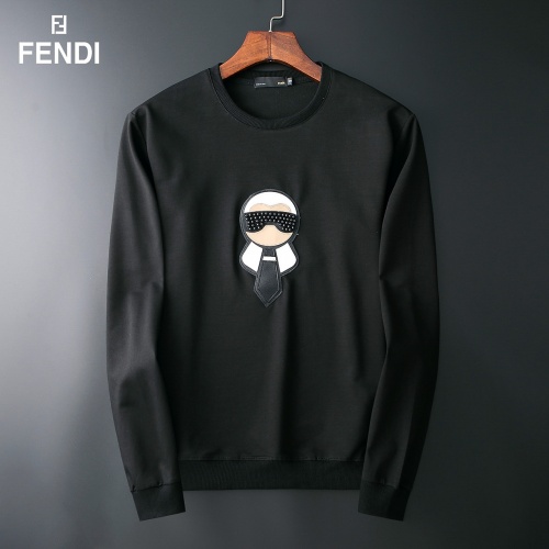 Fendi Hoodies Long Sleeved For Men #923498 $41.00 USD, Wholesale Replica Fendi Hoodies