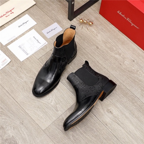 Replica Salvatore Ferragamo Boots For Men #923511 $98.00 USD for Wholesale