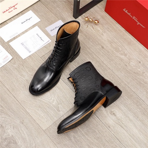 Replica Salvatore Ferragamo Boots For Men #923513 $98.00 USD for Wholesale