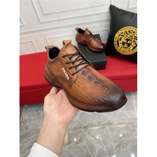 Replica Prada Casual Shoes For Men #923514 $98.00 USD for Wholesale