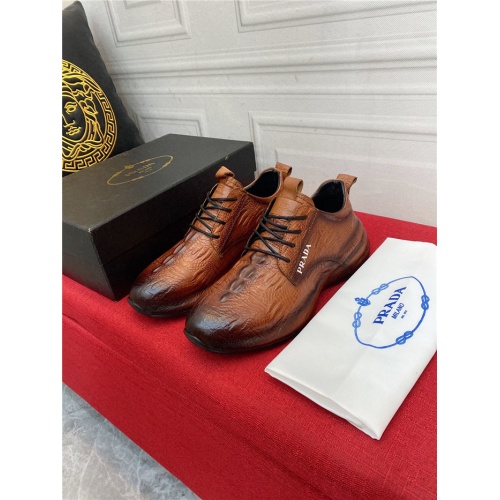 Replica Prada Casual Shoes For Men #923514 $98.00 USD for Wholesale