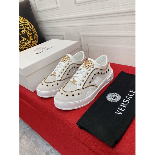 Replica Versace Casual Shoes For Men #923529 $82.00 USD for Wholesale