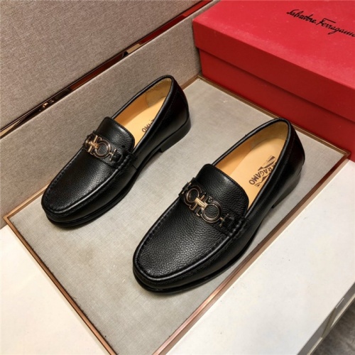 Salvatore Ferragamo Leather Shoes For Men #923534 $88.00 USD, Wholesale Replica Salvatore Ferragamo Leather Shoes
