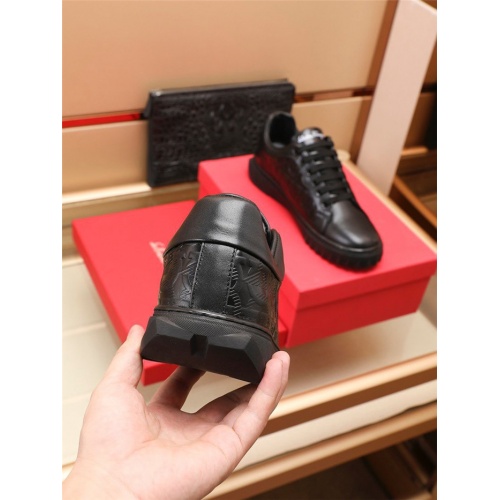 Replica Salvatore Ferragamo Leather Shoes For Men #923583 $82.00 USD for Wholesale