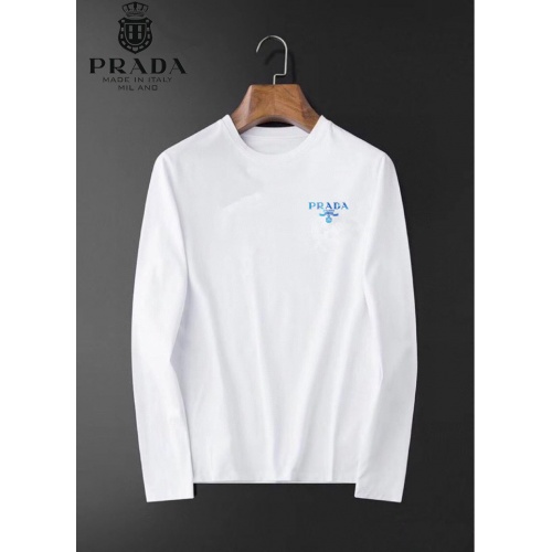 Prada T-Shirts Long Sleeved For Men #923744