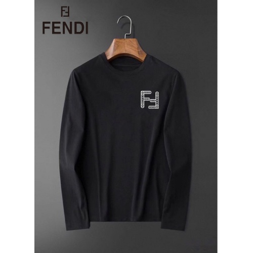 Fendi T-Shirts Long Sleeved For Men #923815 $35.00 USD, Wholesale Replica Fendi T-Shirts