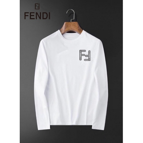 Fendi T-Shirts Long Sleeved For Men #923816 $35.00 USD, Wholesale Replica Fendi T-Shirts